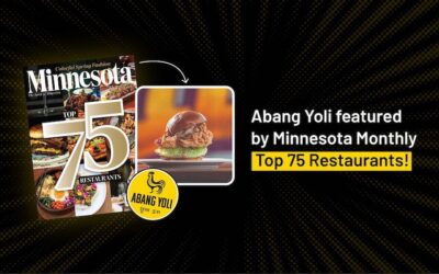 Abang Yoli Featured By Minnesota Monthly Top 75 restaurants